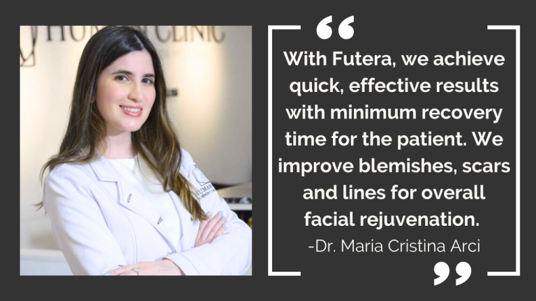 Futera rf fractional machine testimonial for leading medical professional