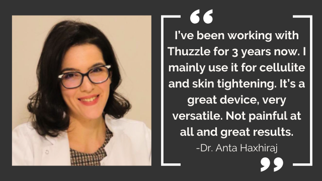 THUZZLE rf skin tightening machine testimonial