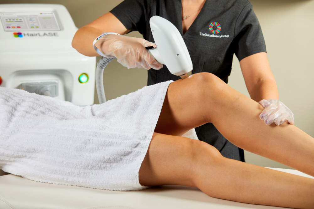 HAIRLASE TREATMENT with laser hair removal machine